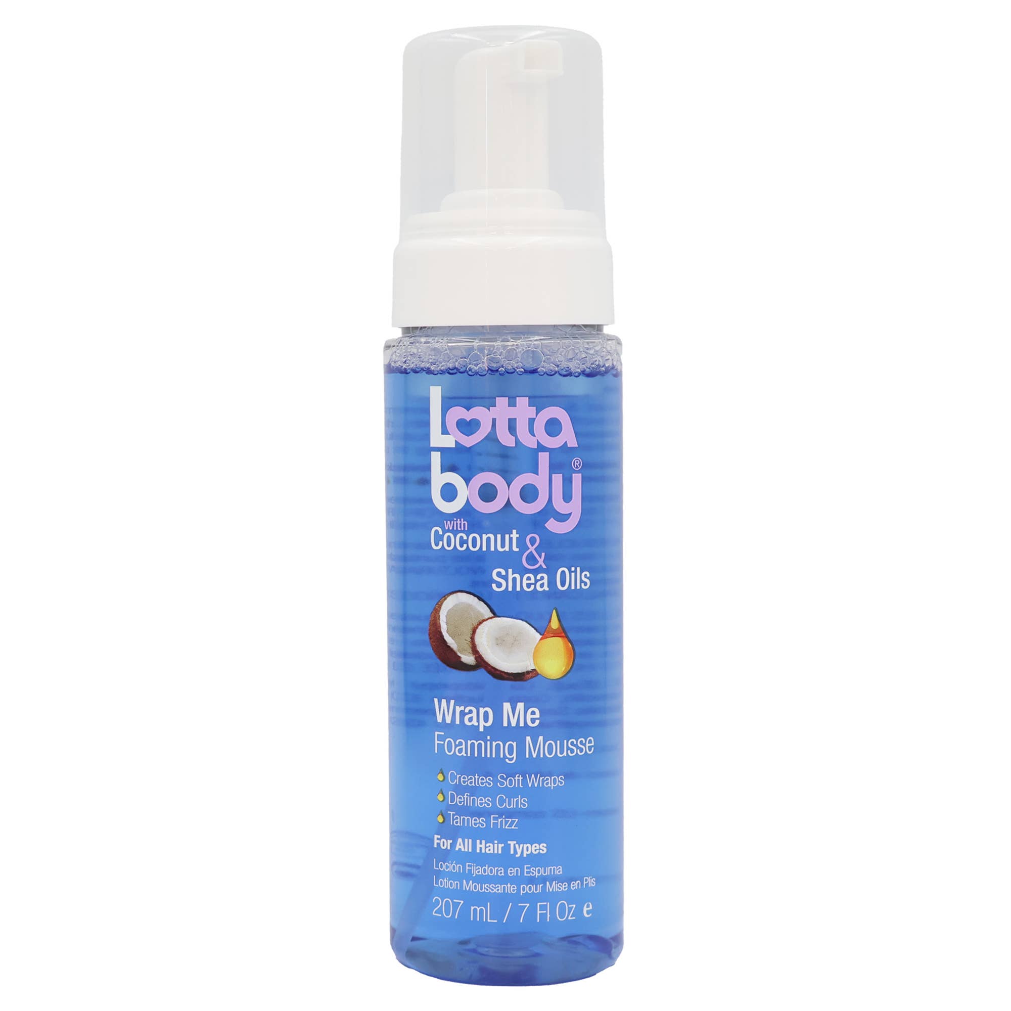 Lottabody Wrap Me Foaming Mousse, Coconut Shea Oil, 7 Oz
