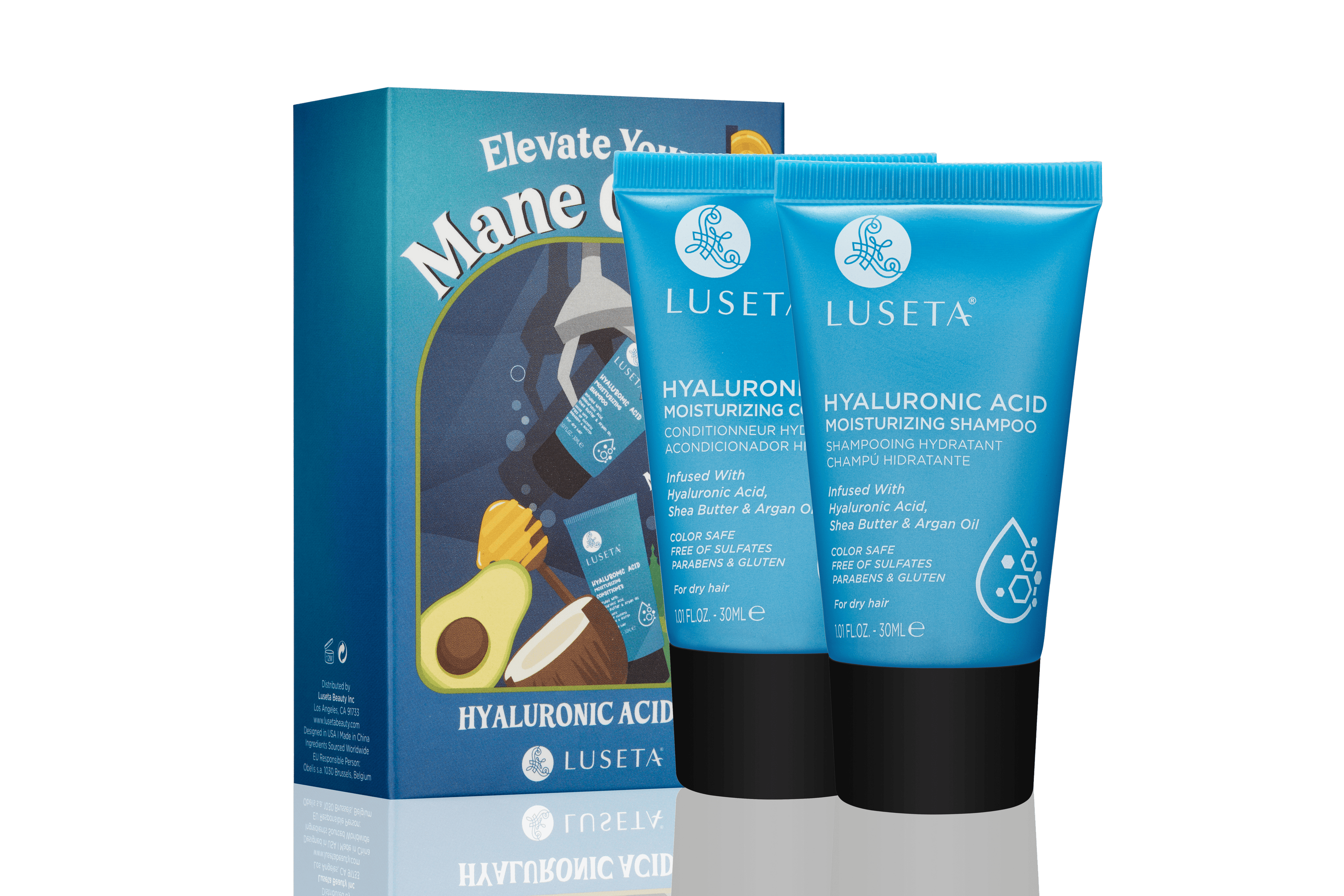 Hyaluronic Acid Travel Set - 2 x 1.01oz