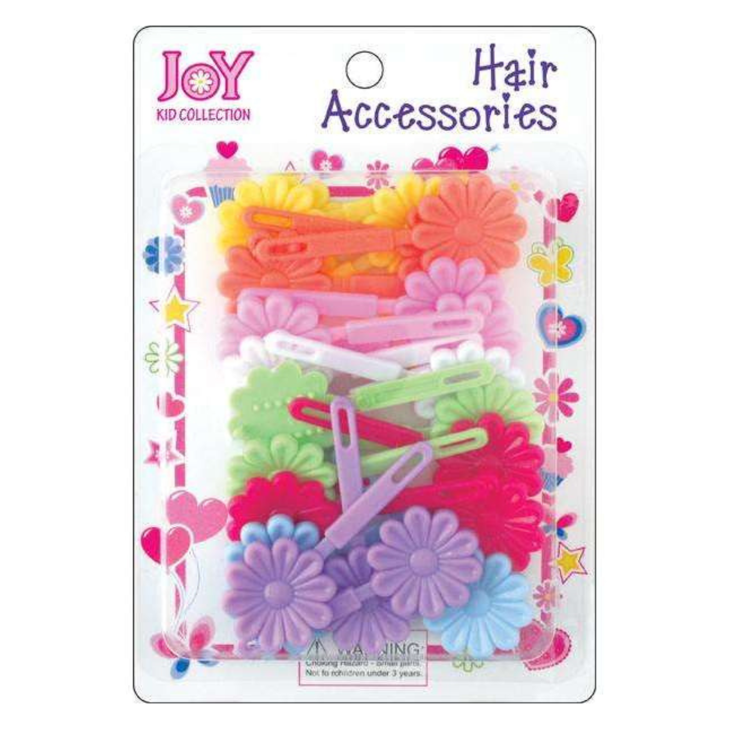 Joy Ribbon Barrette 12ct Assorted Silver