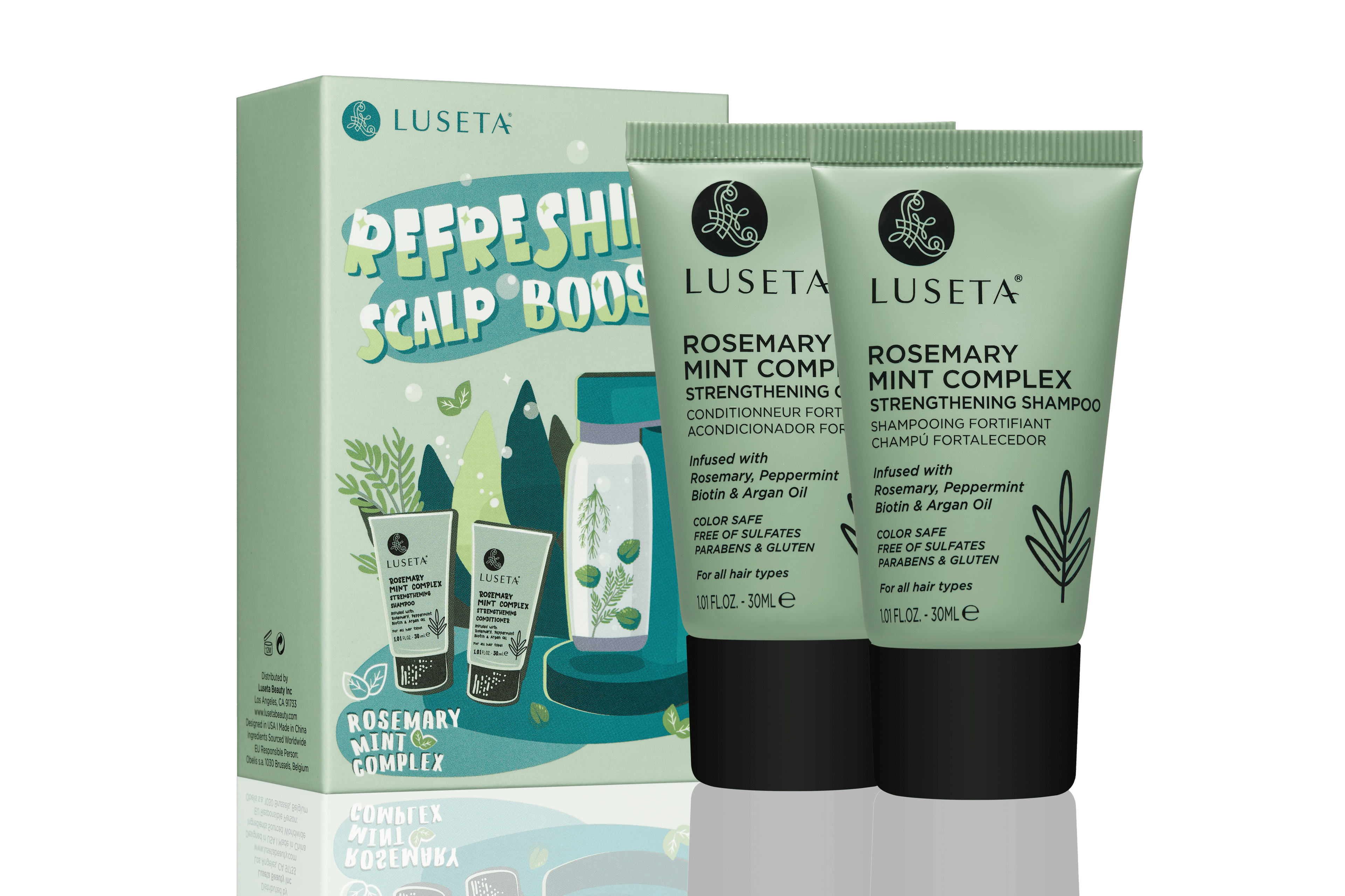 Rosemary Mint Travel Set- 2 x 1.01oz