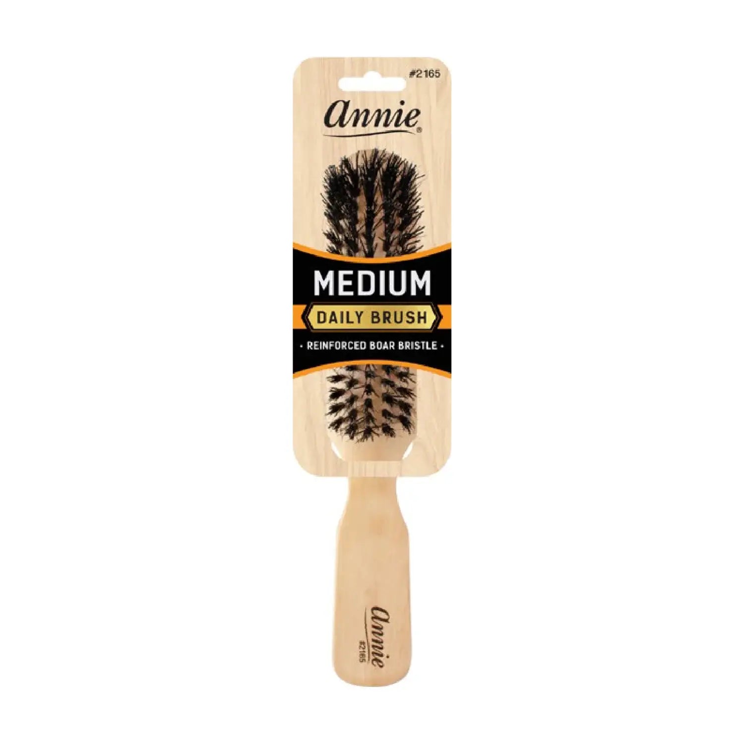Annie Medium Wooden Brush Boar Bristle 5 Row