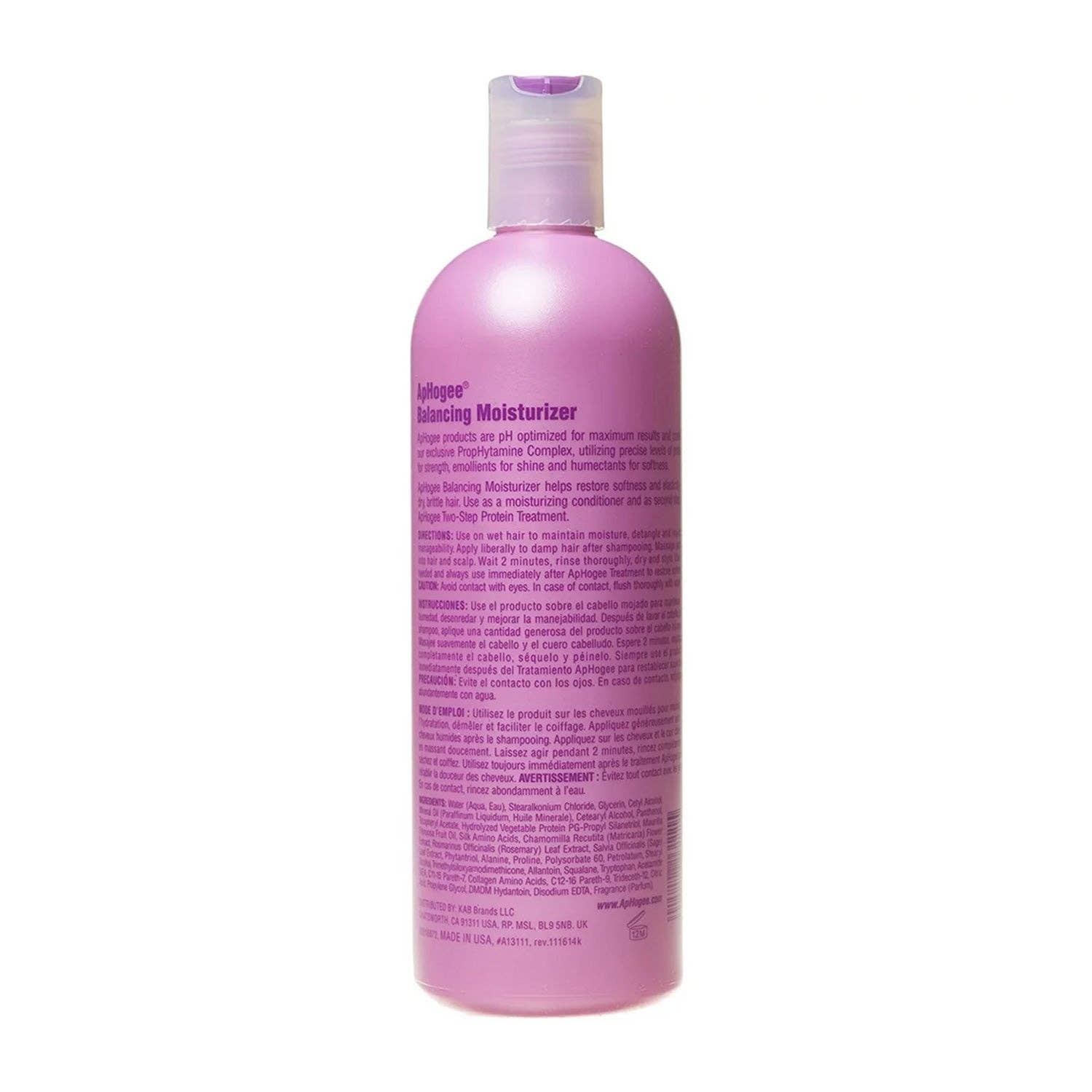 Aphogee Balancing Moisturizer, 16 Oz