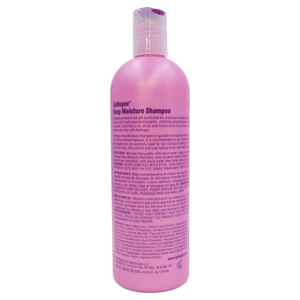 Aphogee Deep Moisture Shampoo, 16 Oz