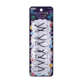 Joy Twin Beads Ponytailer 20mm 8ct Glitter Glow Clear