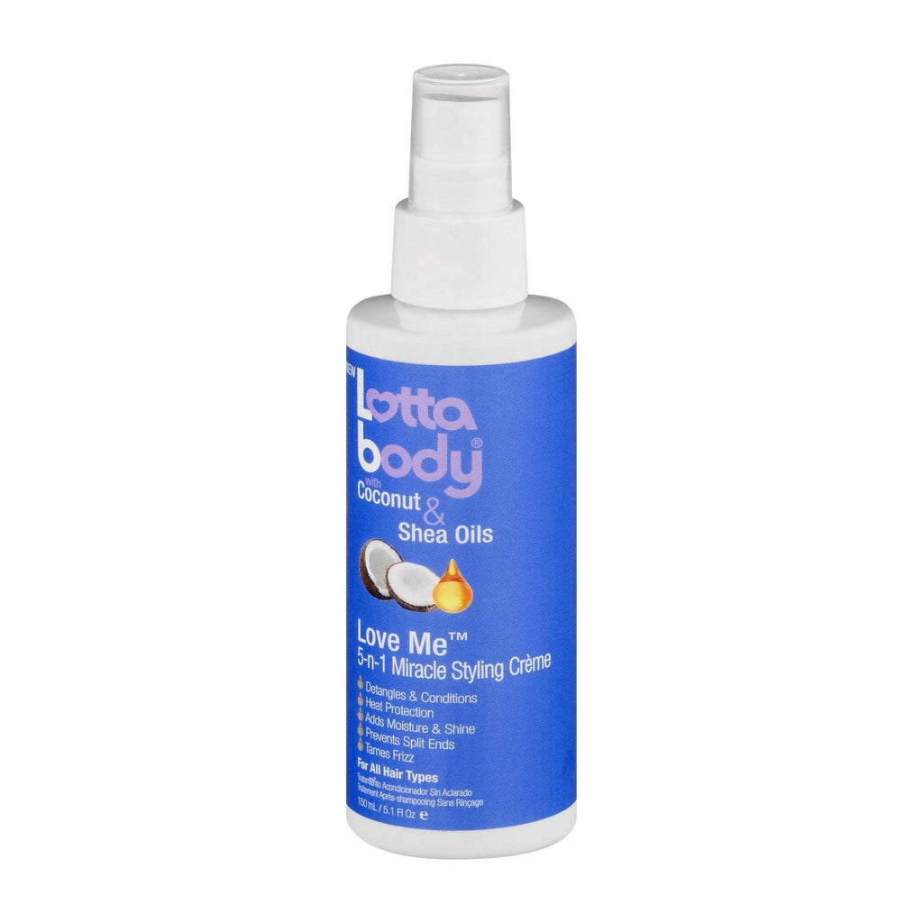 Lottabody Coconut Shea Oil 5N1 Stylng Cream, 5.1 Oz.