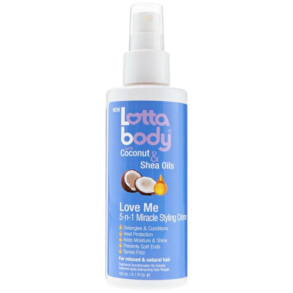 Lottabody Coconut Shea Oil 5N1 Stylng Cream, 5.1 Oz.